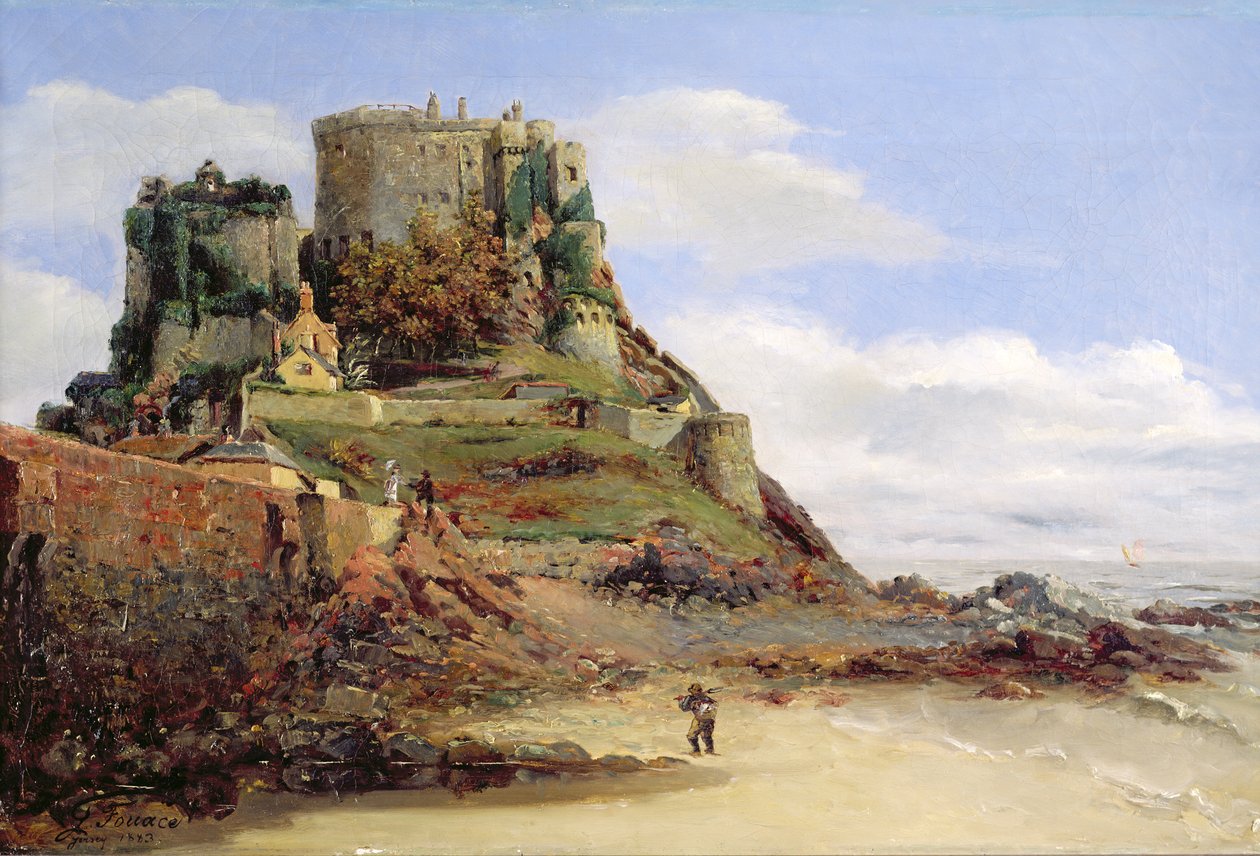 Utsikt över Jersey, 1883 av Guillaume Romain Fouace