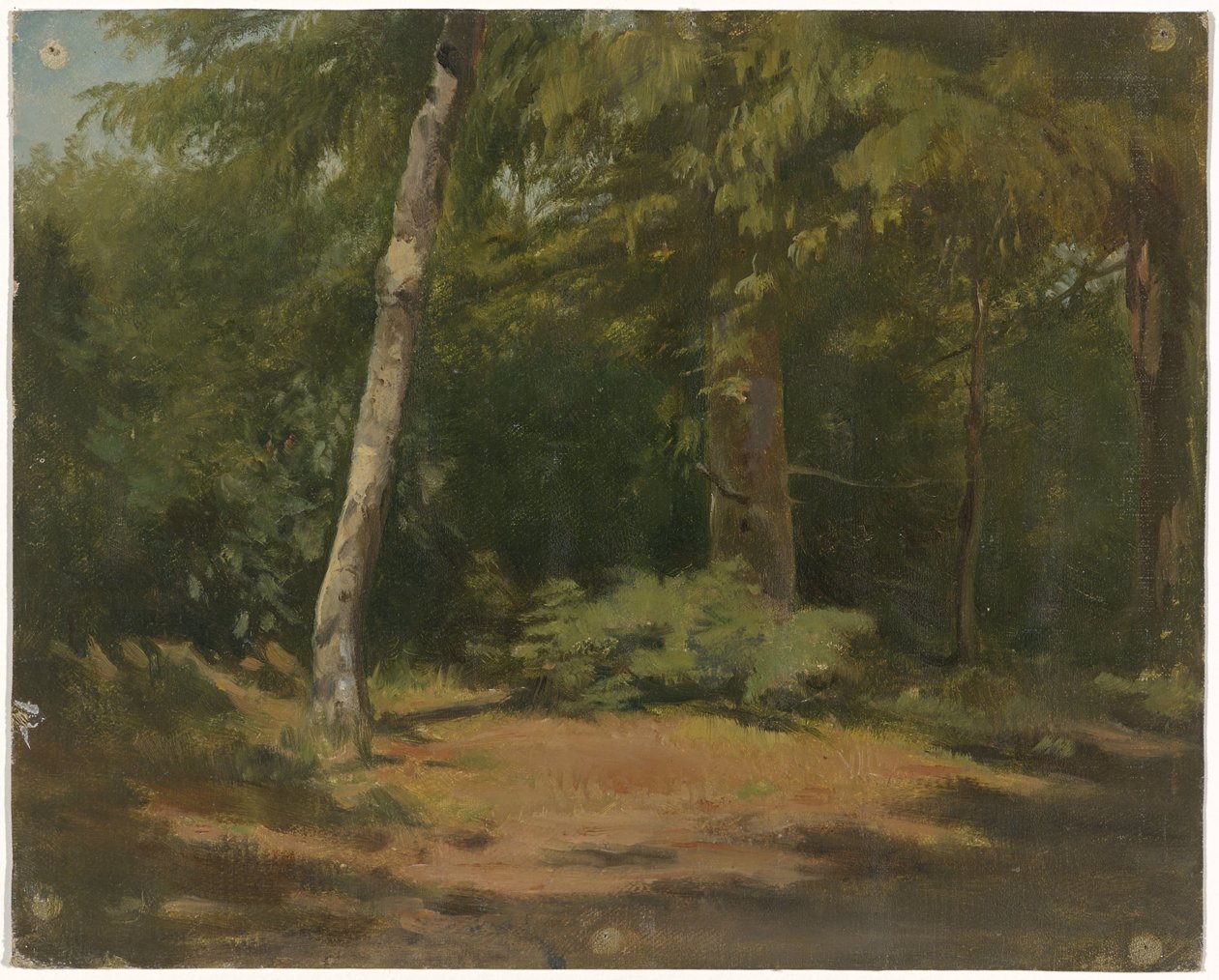 Öppen plats i skogen av Guillaume Anne van der Brugghen