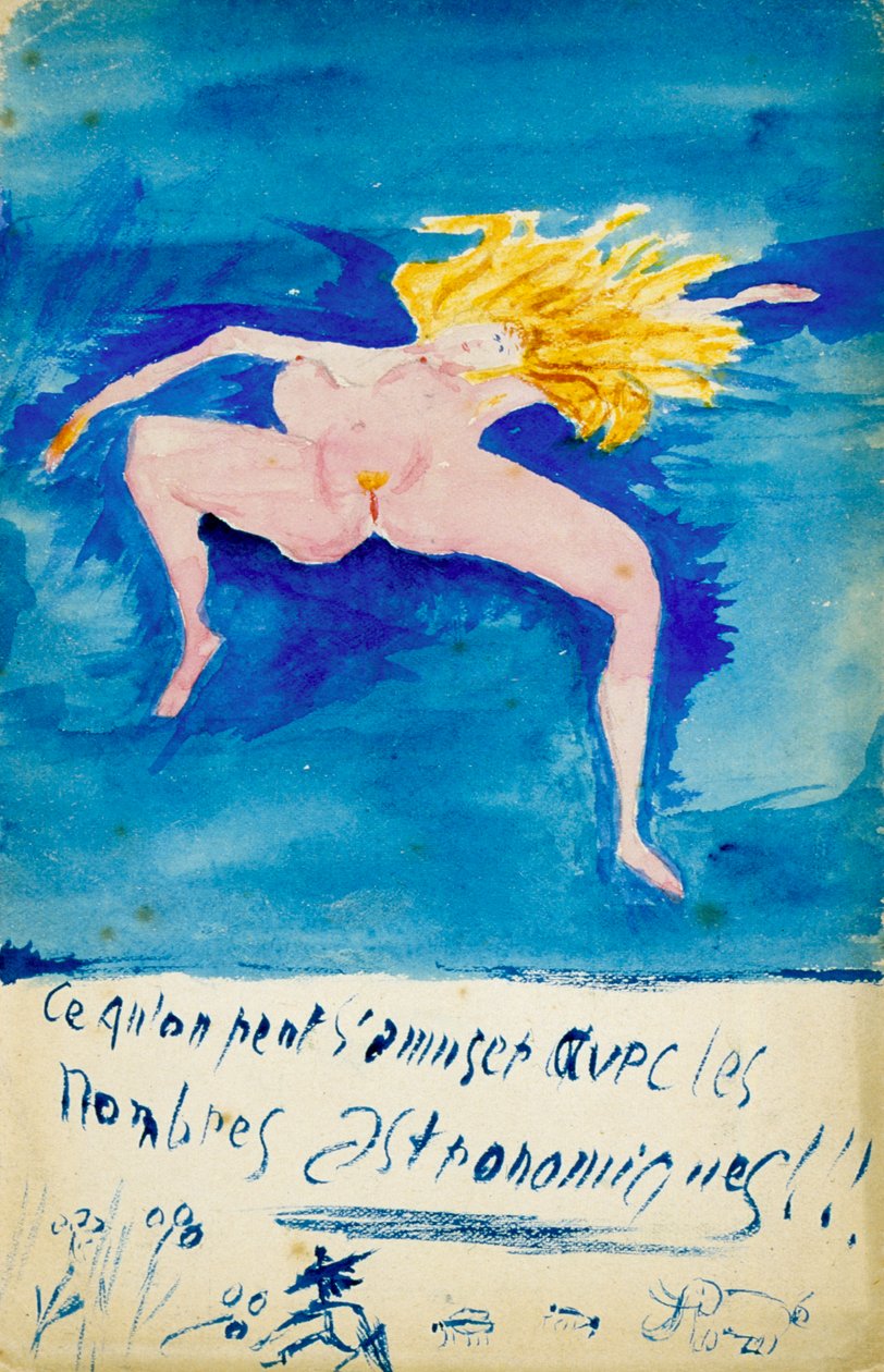 Vad kul vi har med astronomiska siffror!!, c 1914 av Guillaume Apollinaire
