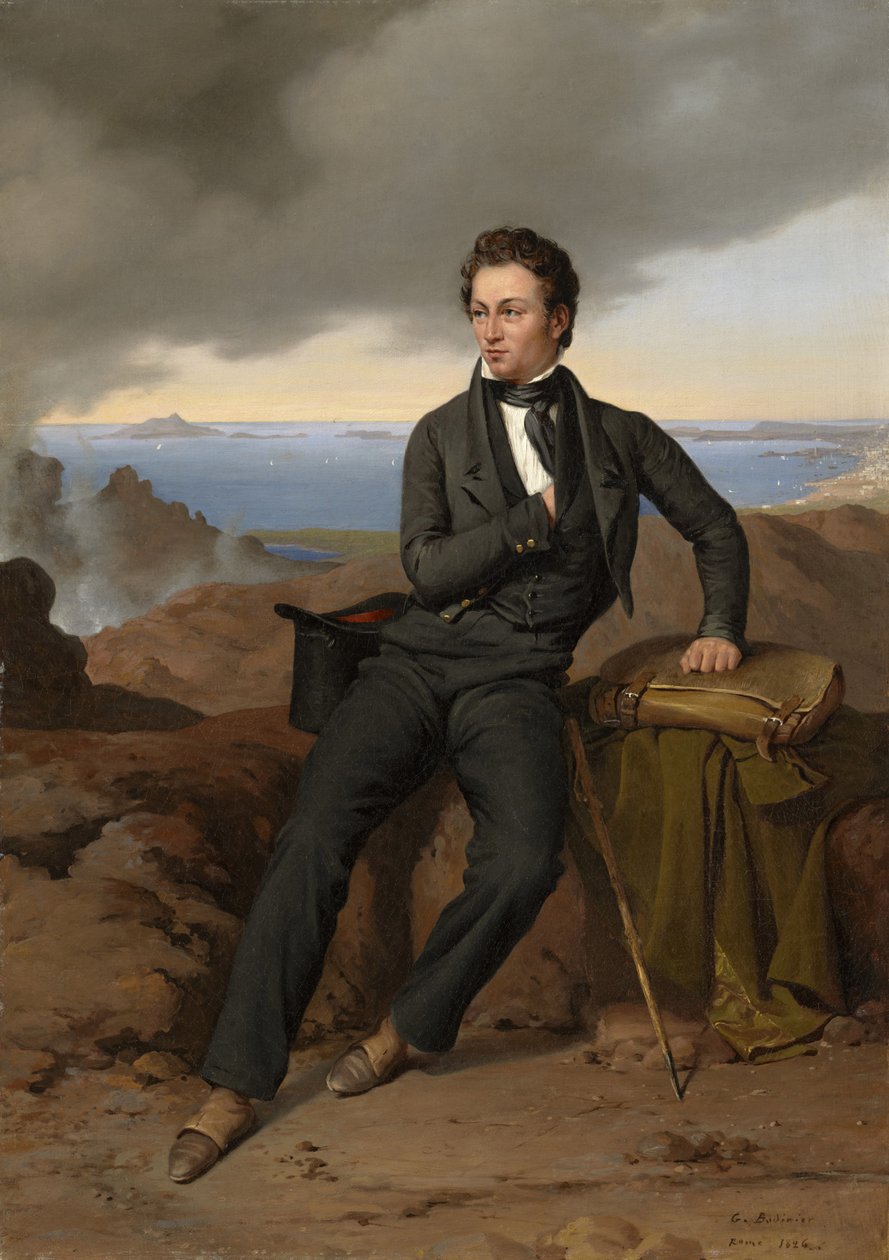 Porträtt av Theodore Jubin, 1826 av Guillaume Bodinier