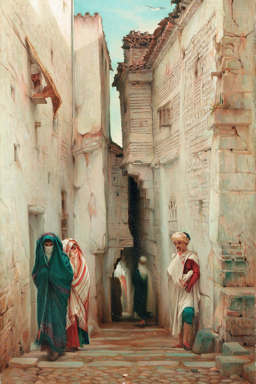 En hemlig beundrare, 1873 av Guillaume Charles Brun