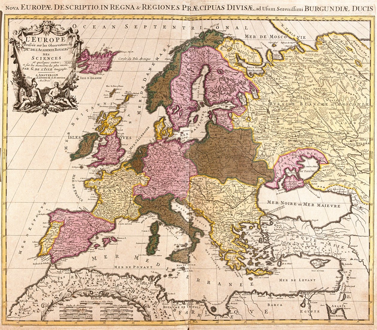 Europa av Guillaume Delisle