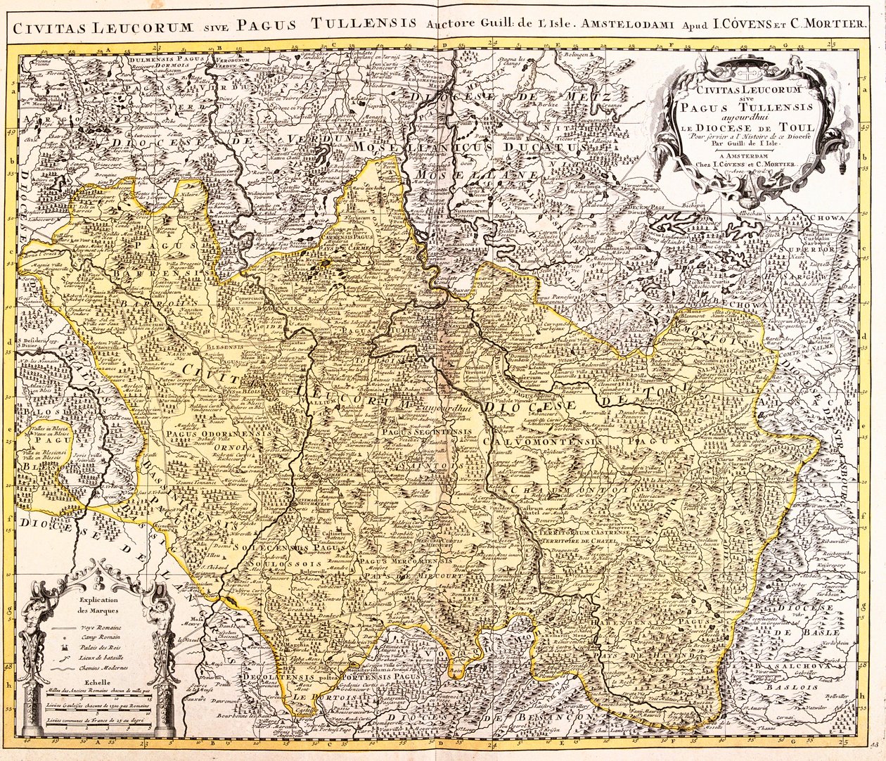 Lorraine, Frankrike av Guillaume Delisle