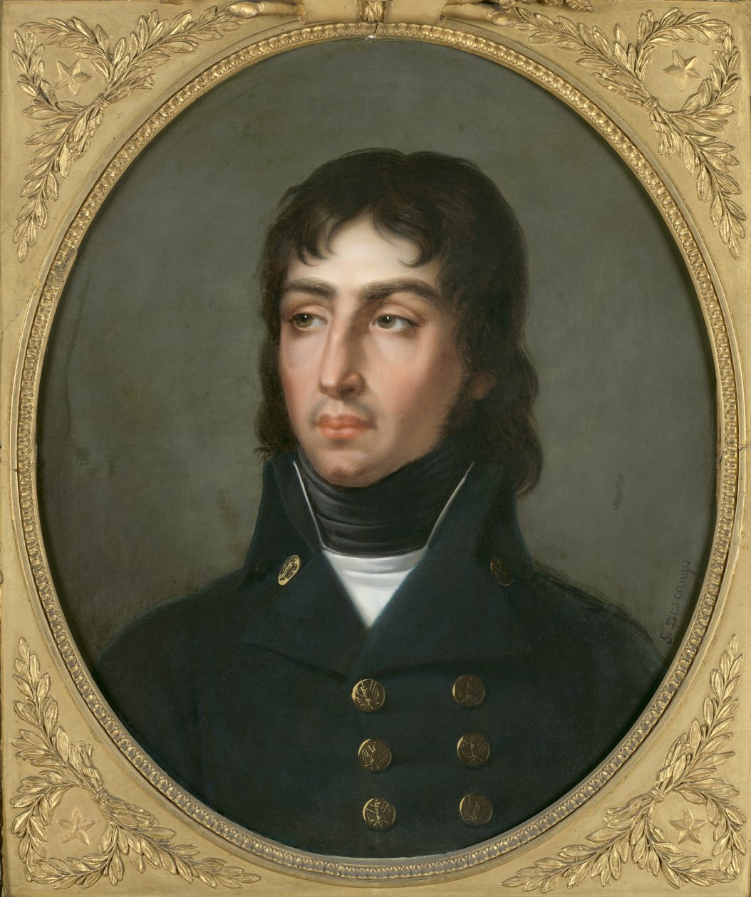 Porträtt av general Louis Charles Antoine Desaix (målning av Guillaume Descamps