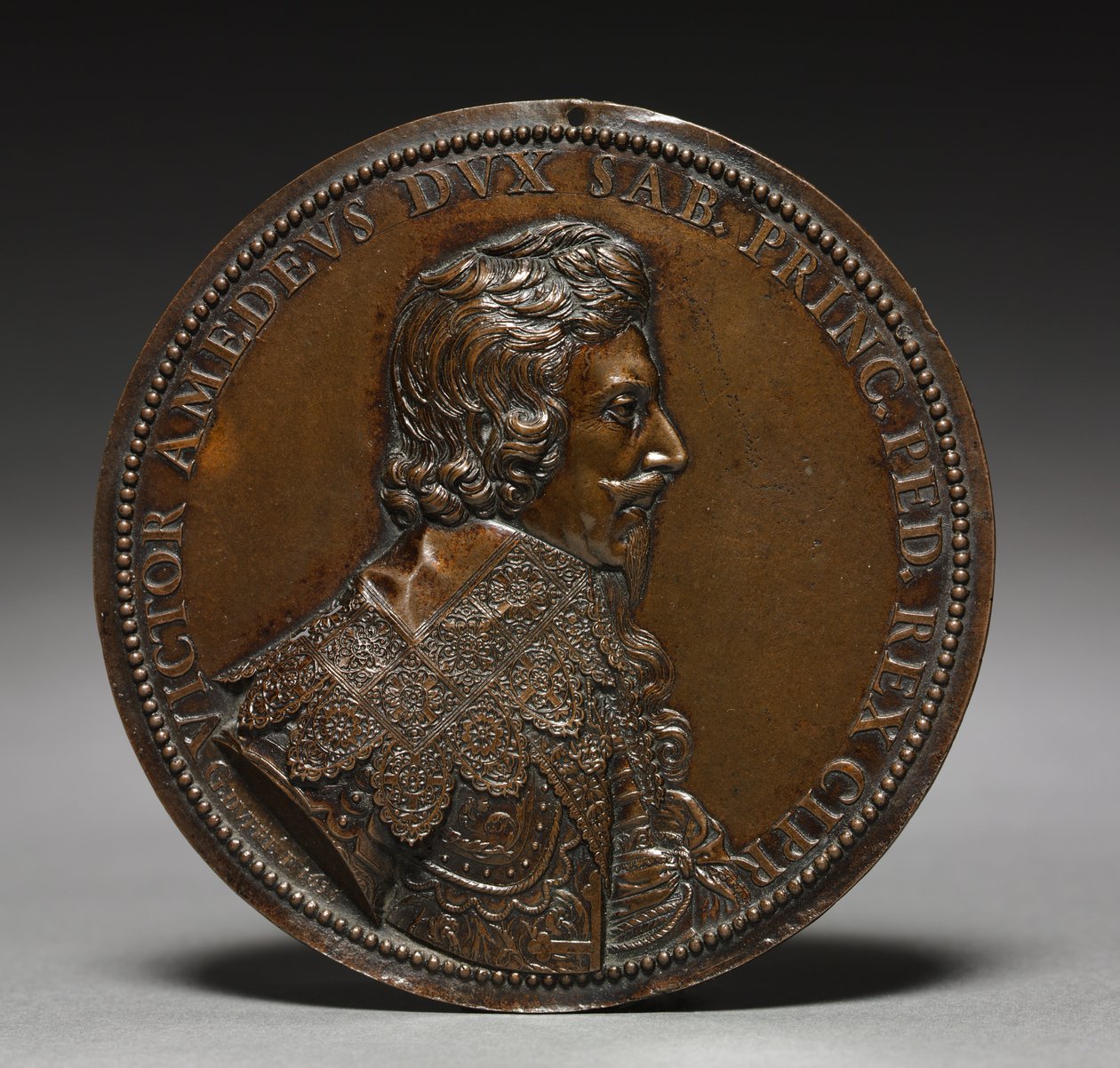 Porträtt av Victor Amedeus av Savojen, 1636. av Guillaume Dupre