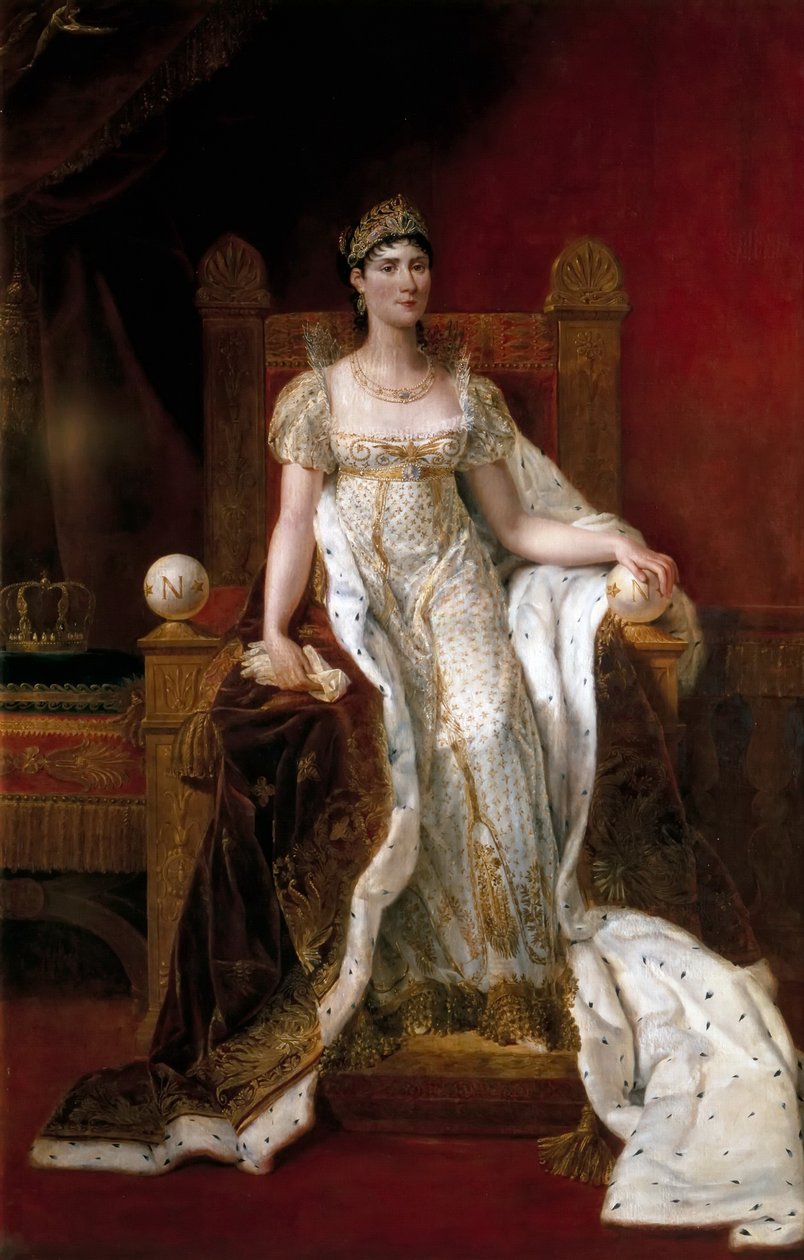 Porträtt av Joséphine de Beauharnais, Napoleon Bonapartes första fru 1763-1814 av Guillaume Guillon Lethière