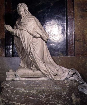 Kardinal Guillaume Dubois (1656-1723) grav 1705 (marmor) av Guillaume I Coustou