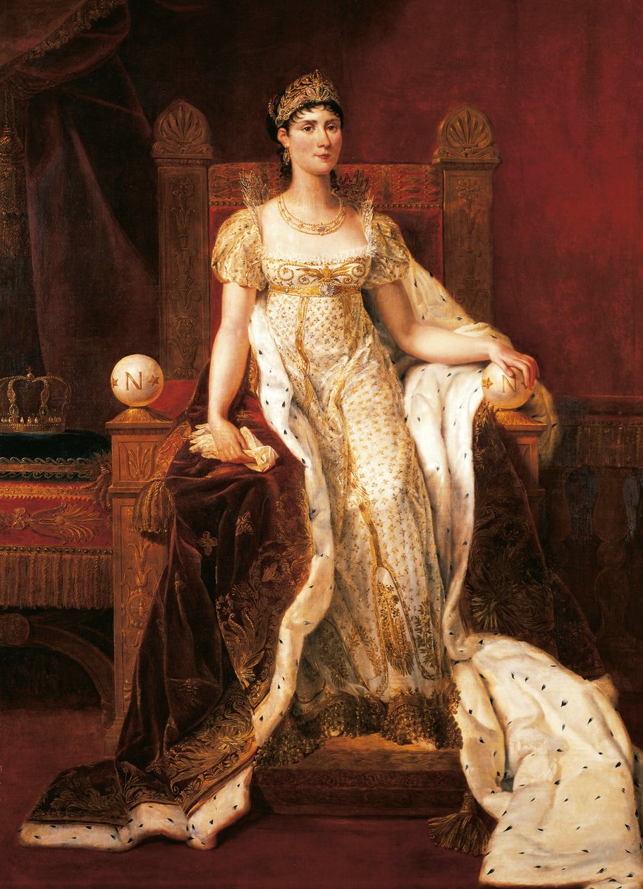 Porträtt av Josephine Bonaparte, av Guillaume Guillon Lethiere, olja på duk av Guillaume Lethiere