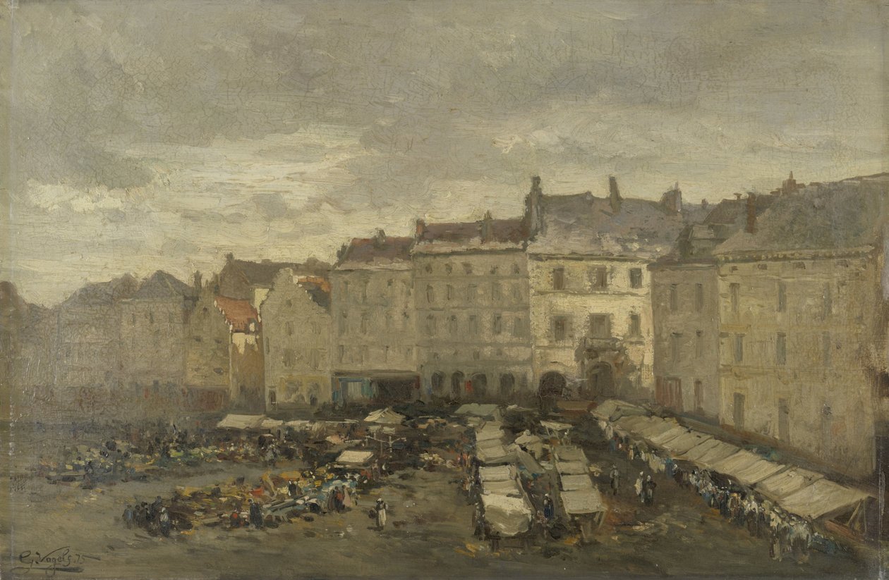 Grote Zavel (Grand Sablon), Bryssel av Guillaume Vogels