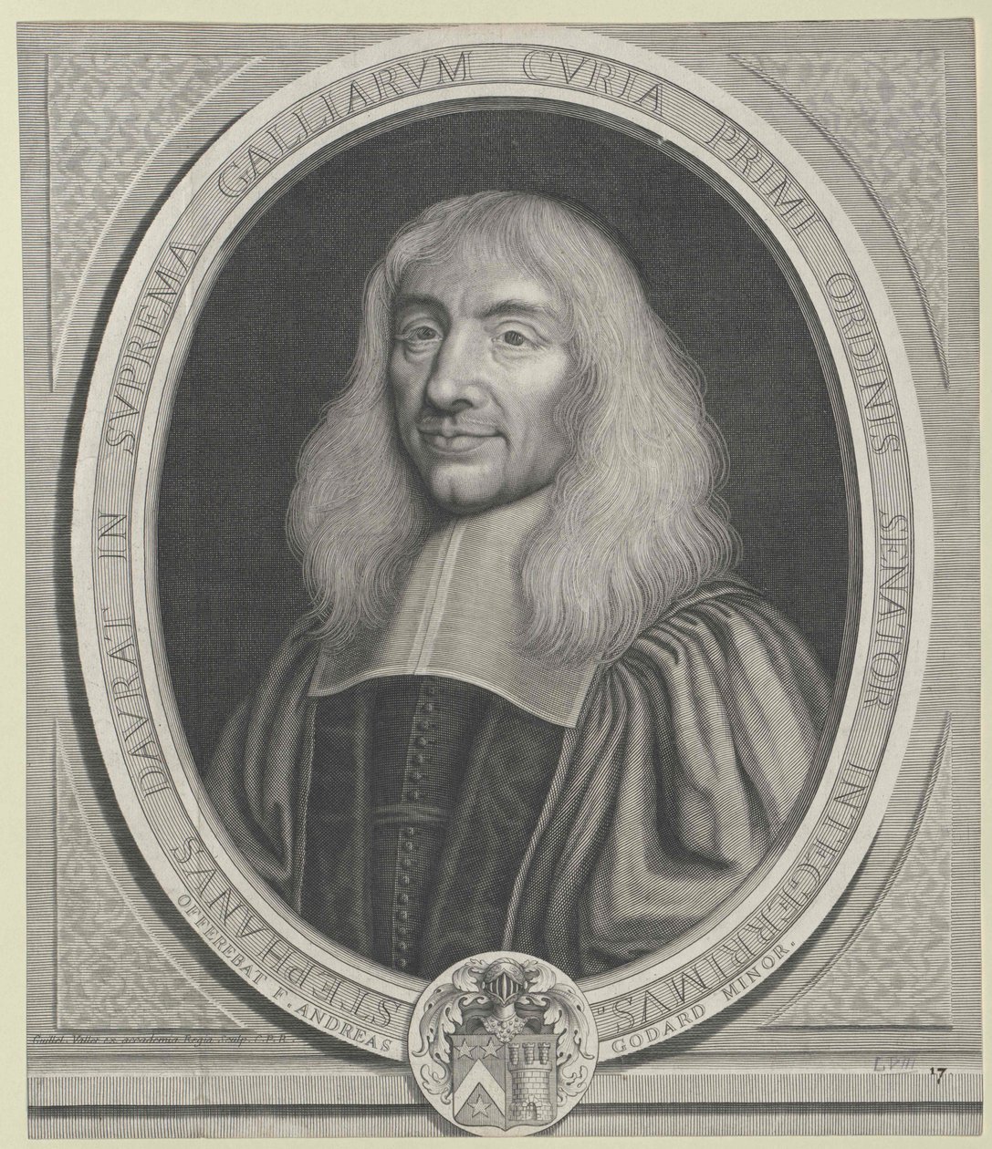 Etienne Daurat (tryck) av Guillelmus Vallet