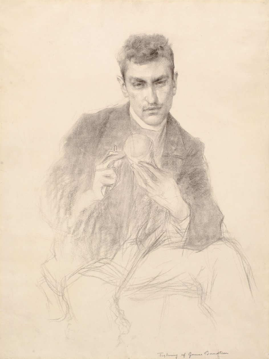 Porträtt av Magnus Enckell av Gunnar Berndtson
