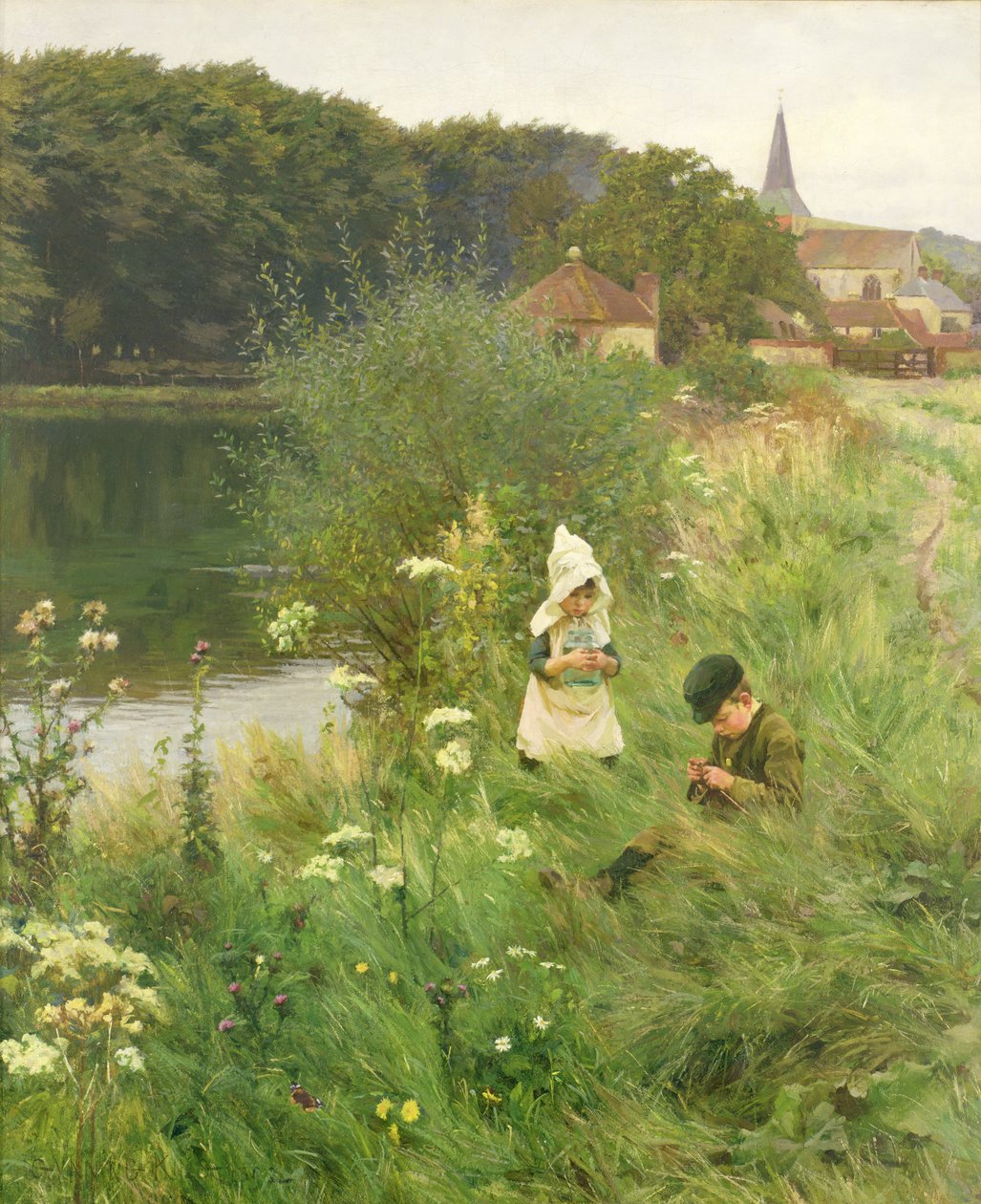 Lördag eftermiddag, 1893 av Gunning King