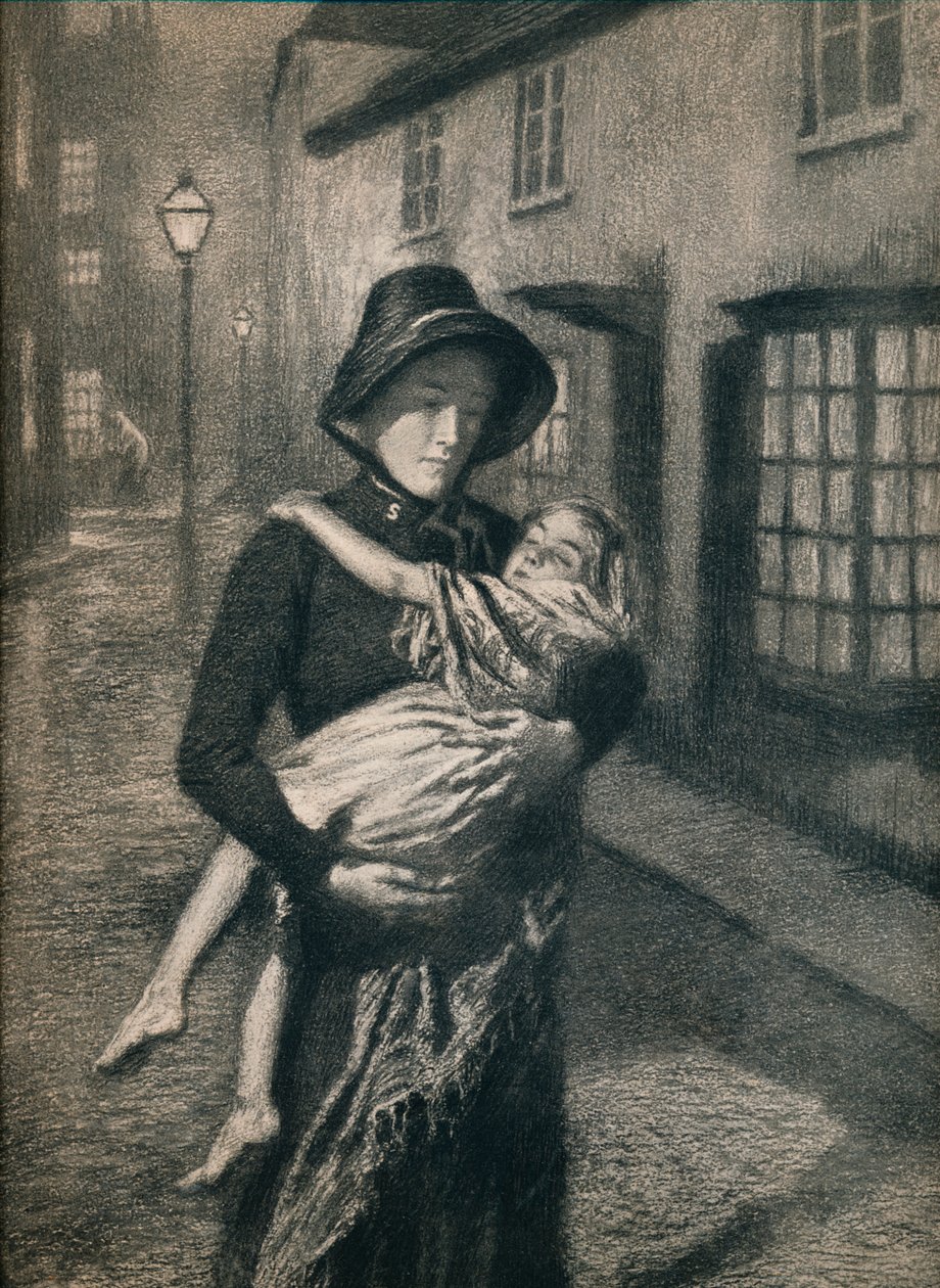 Den barmhärtige samariten, 1911, 1912 av Gunning King