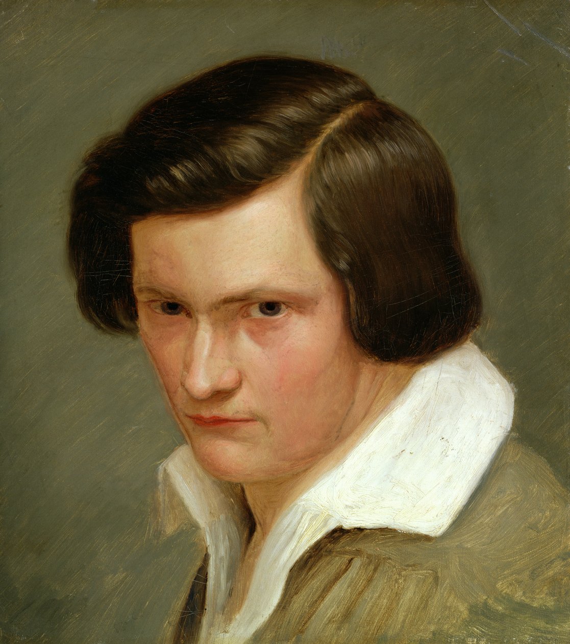 Målaren Otto Speckter (1807-71), ca 1831 (olja på duk nedlagd på kartong) av Gunther Gensler