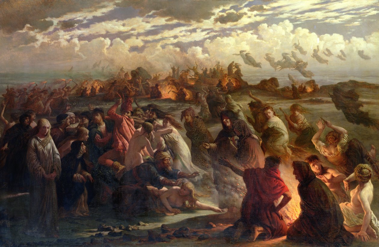 Valborgsmässoafton, 1862 av Gustav Adolph Spangenberg