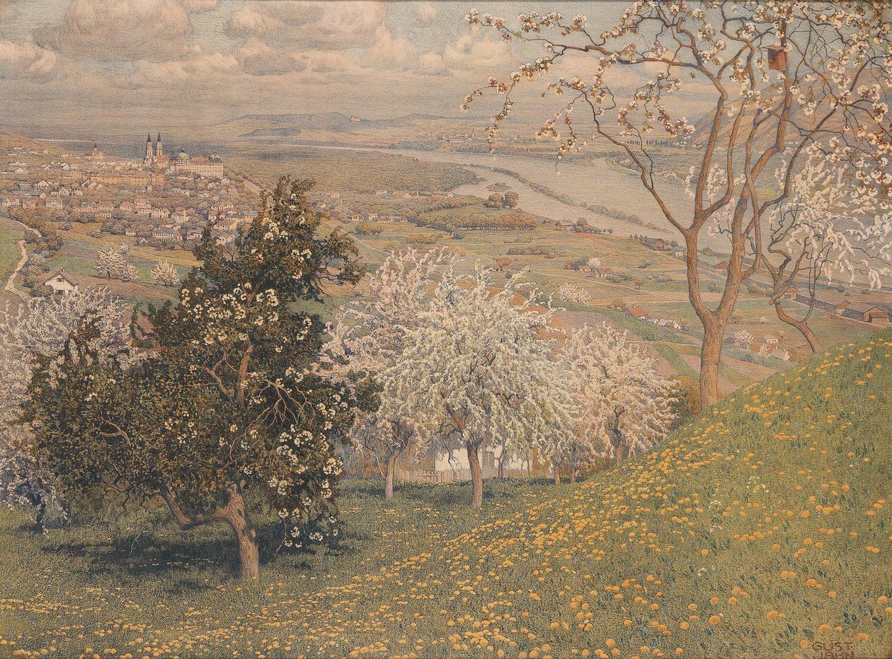 Frühling av Gustav Jahn
