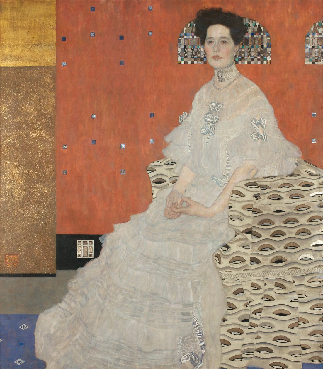 Porträtt av Fritza Riedler av Gustav Klimt