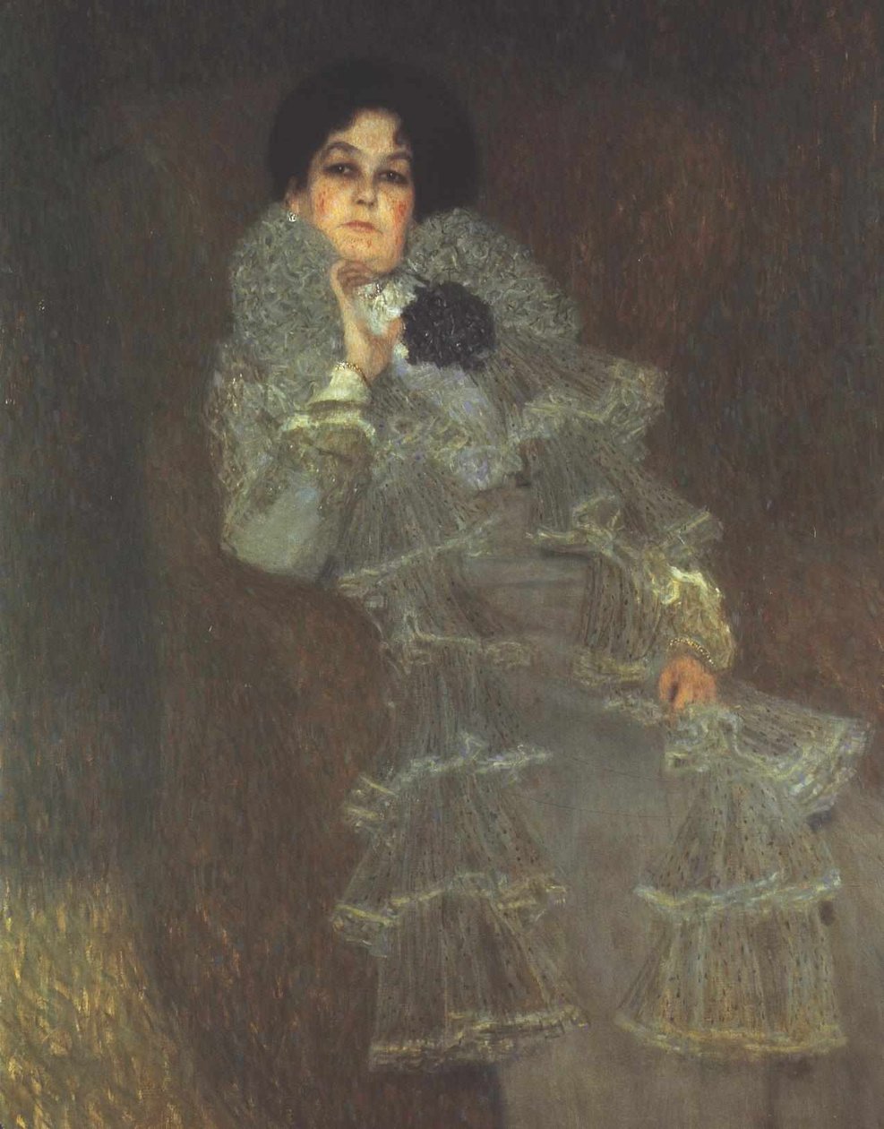 Bildnis Marie Henneberg av Gustav Klimt