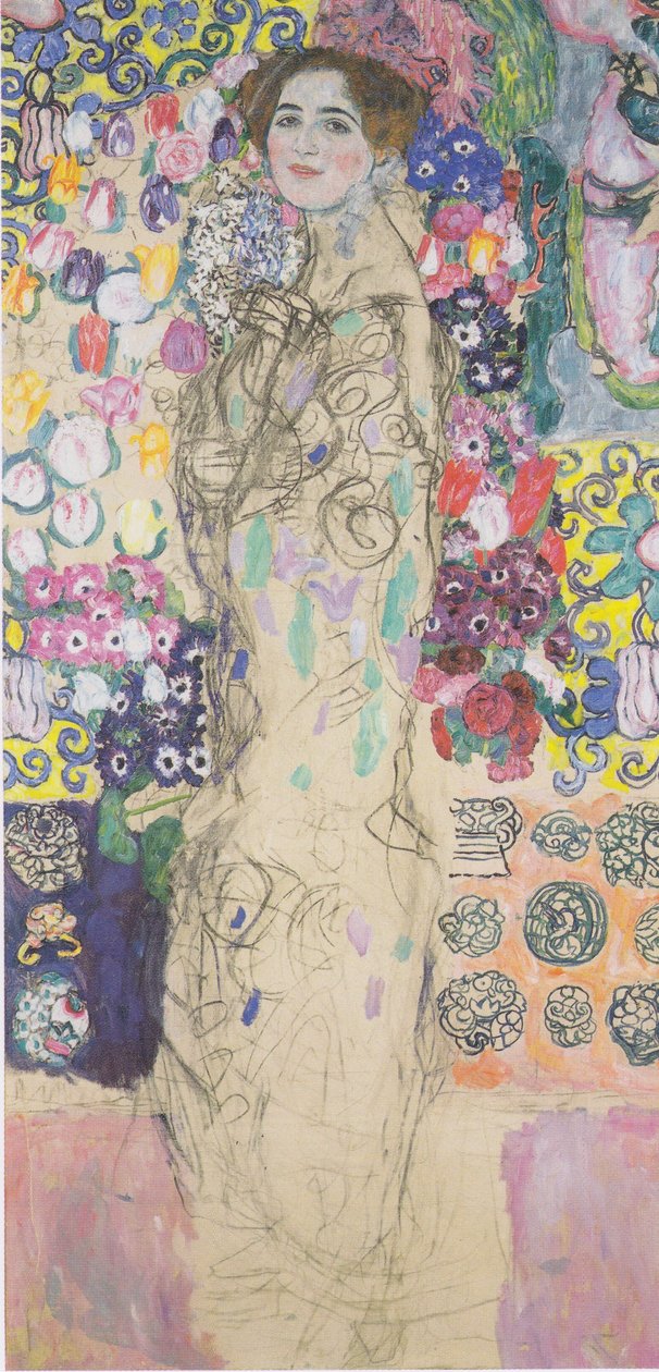 Porträtt av Ria Munk av Gustav Klimt