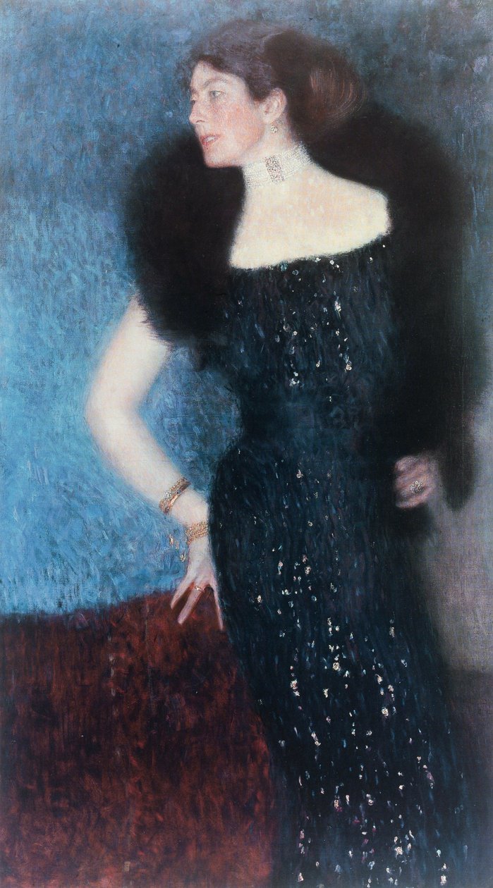 Bildnis Rose von Rosthorn-Friedmann cropped av Gustav Klimt
