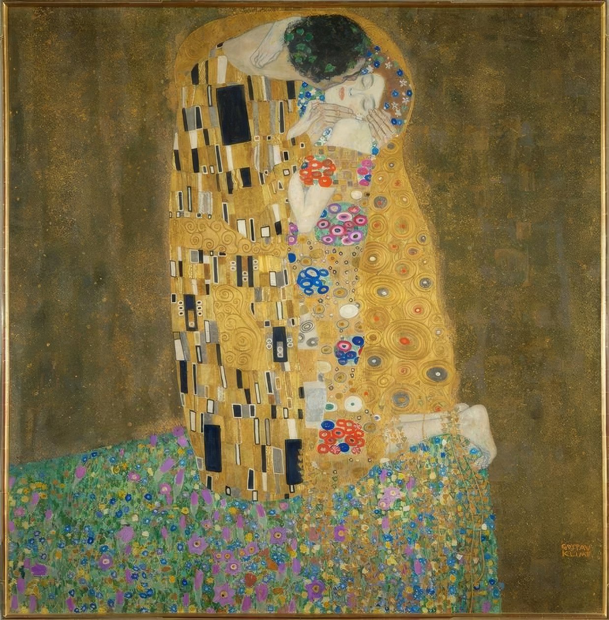 Kyssen av Gustav Klimt