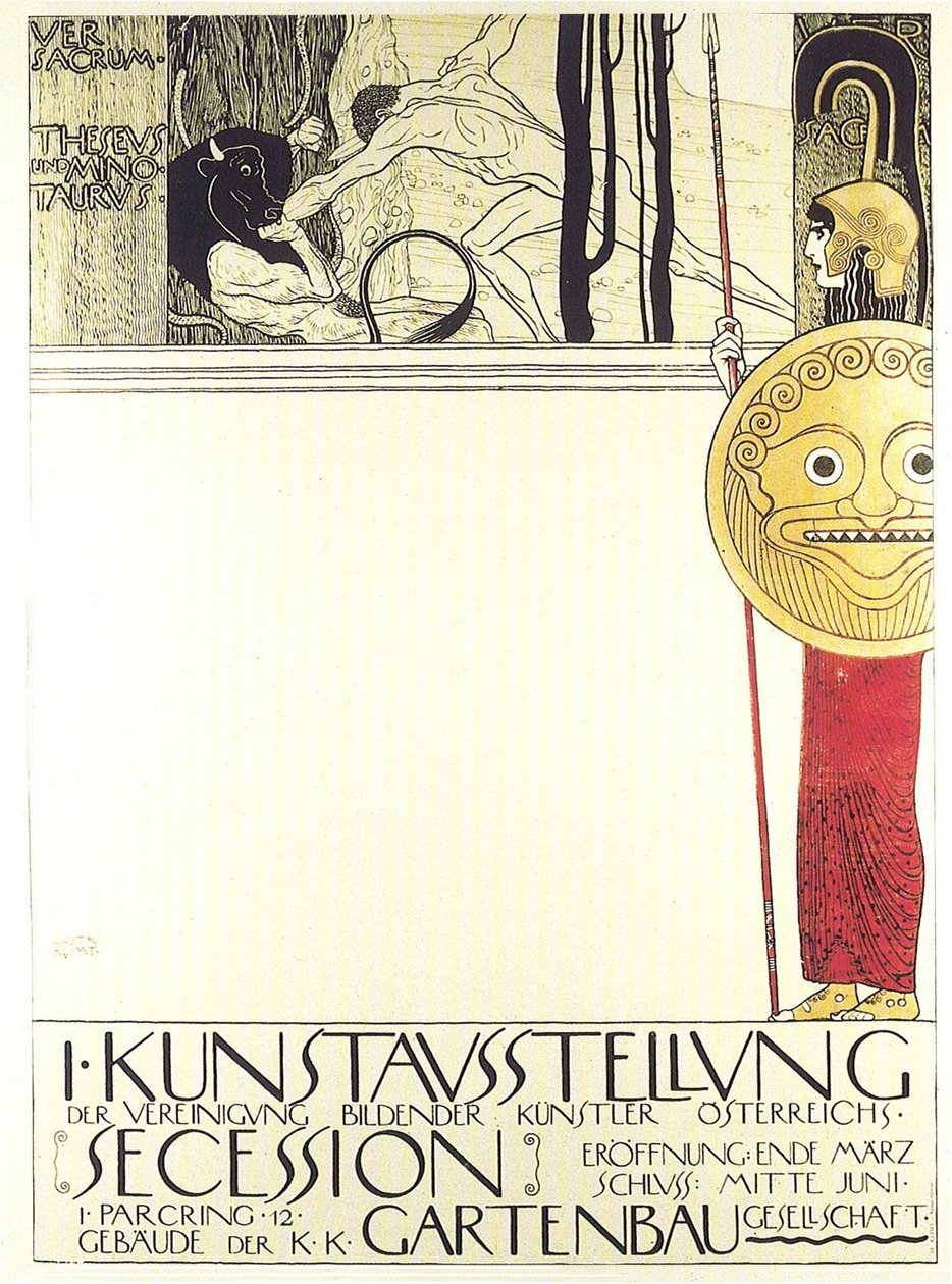 Kunstausstellung Secession av Gustav Klimt