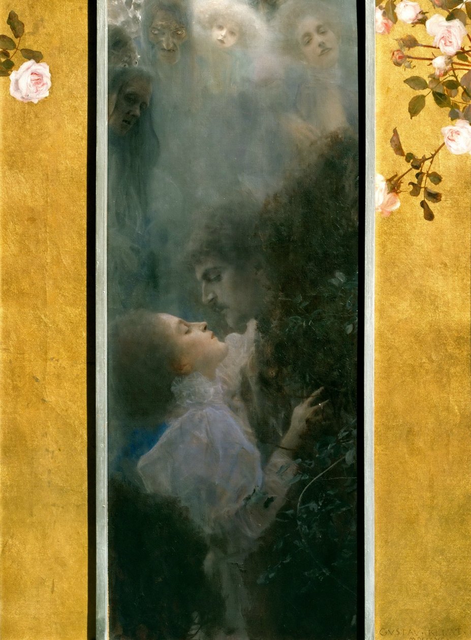 kärlek av Gustav Klimt
