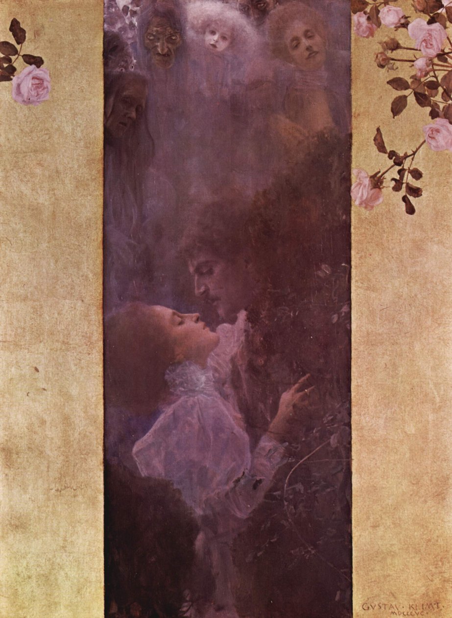 Liebe av Gustav Klimt