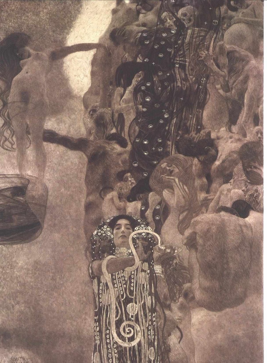 Medizin av Gustav Klimt