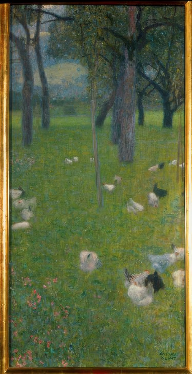 Efter regnet av Gustav Klimt