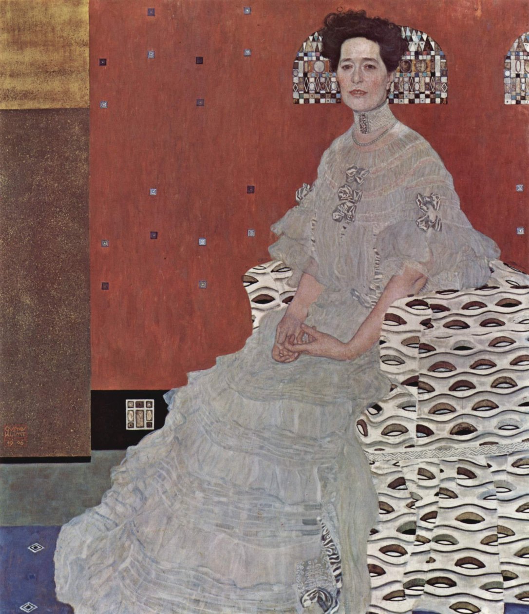 Portrait of Fritza Riedler av Gustav Klimt