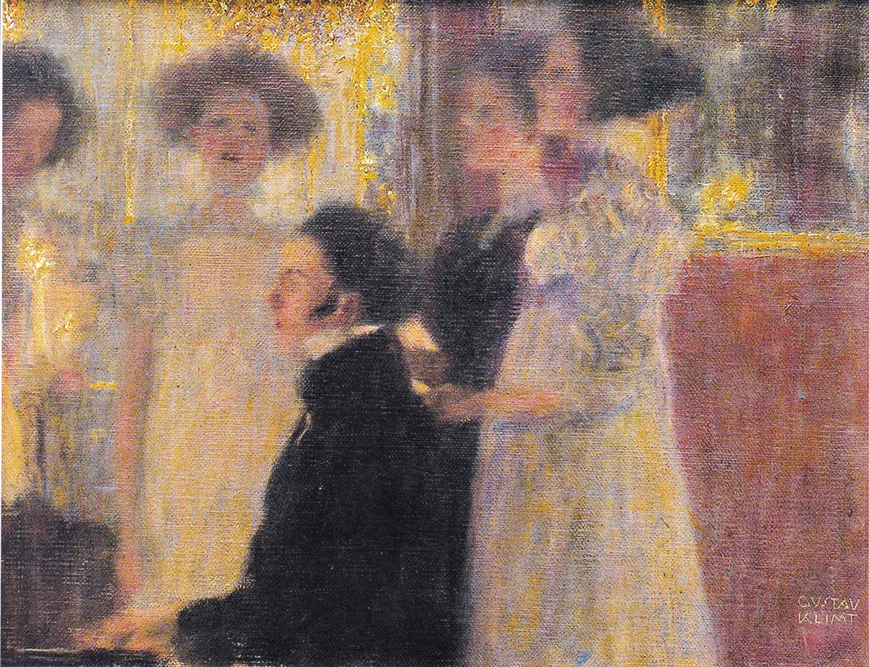 Schubert vid pianot av Gustav Klimt