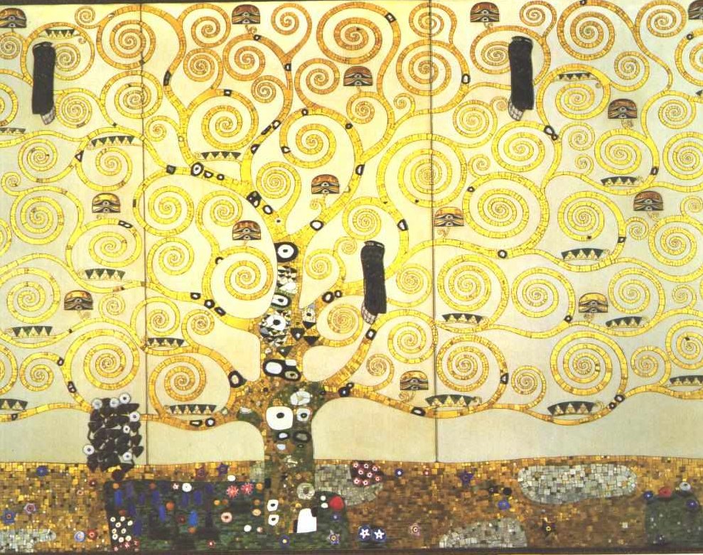 Tree of life - Lebensbaum - Werkvorlage zum Stocletfries av Gustav Klimt