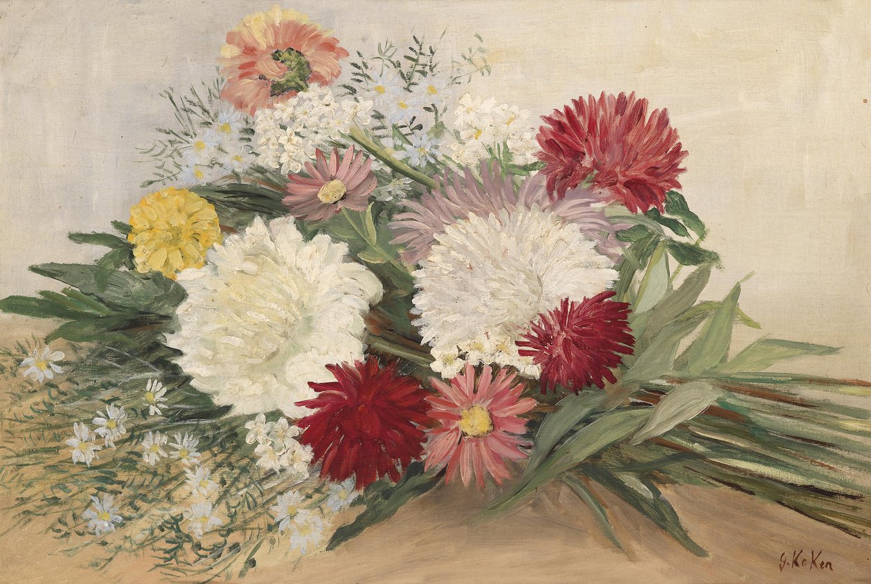 Chrysanthemen av Gustav Koken