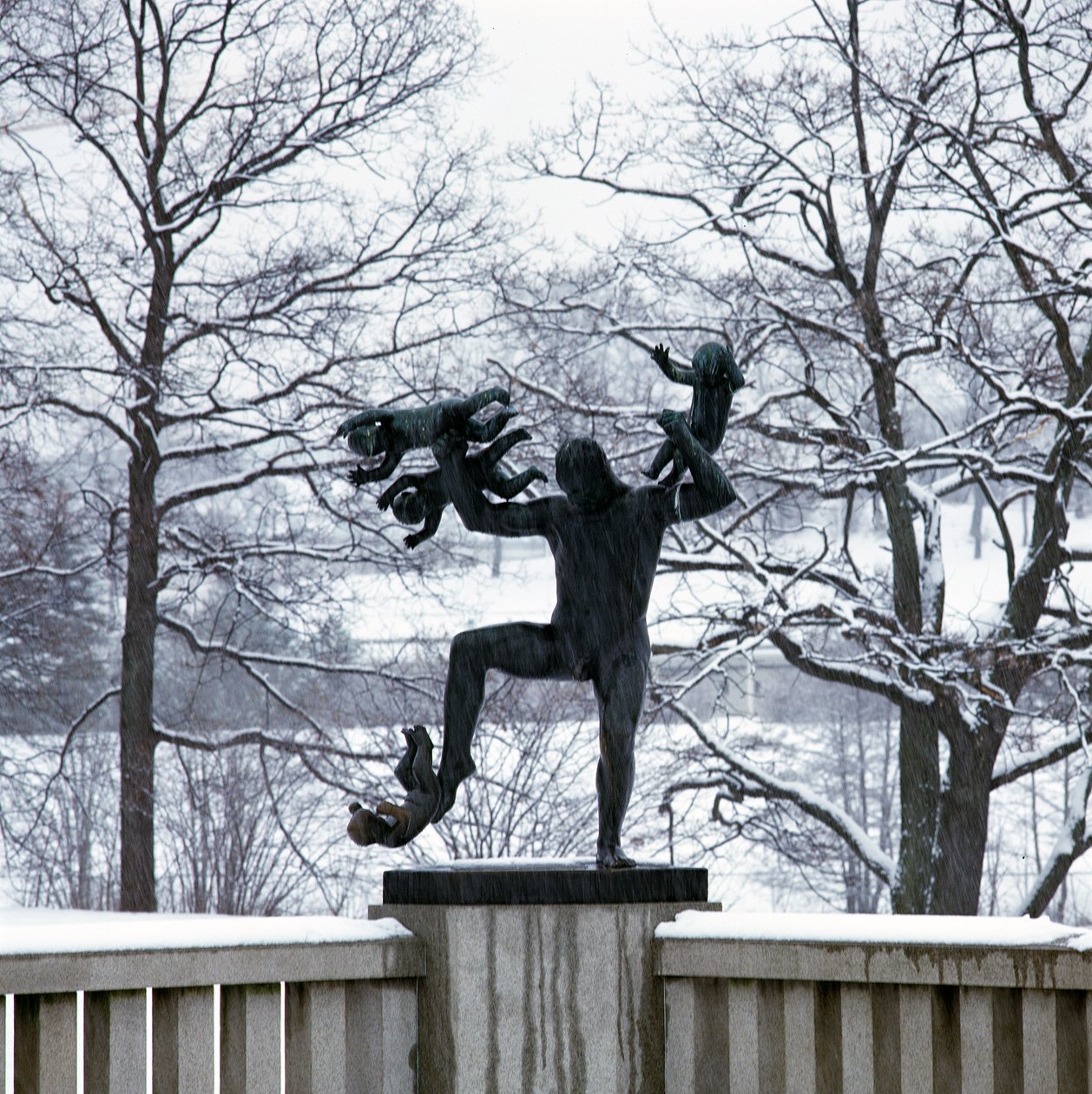Frustration (granit) av Gustav Vigeland