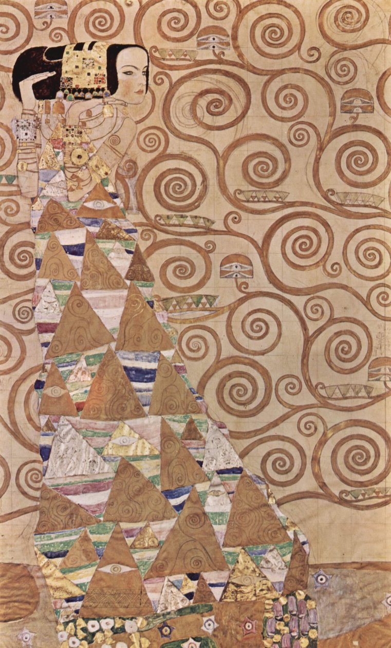 Die Erwartung av Gustav Klimt