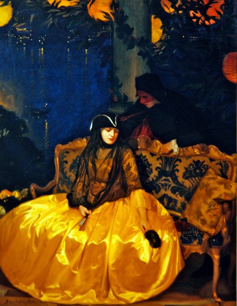 Temptation (olja på duk) av Gustav Bernhard Osterman