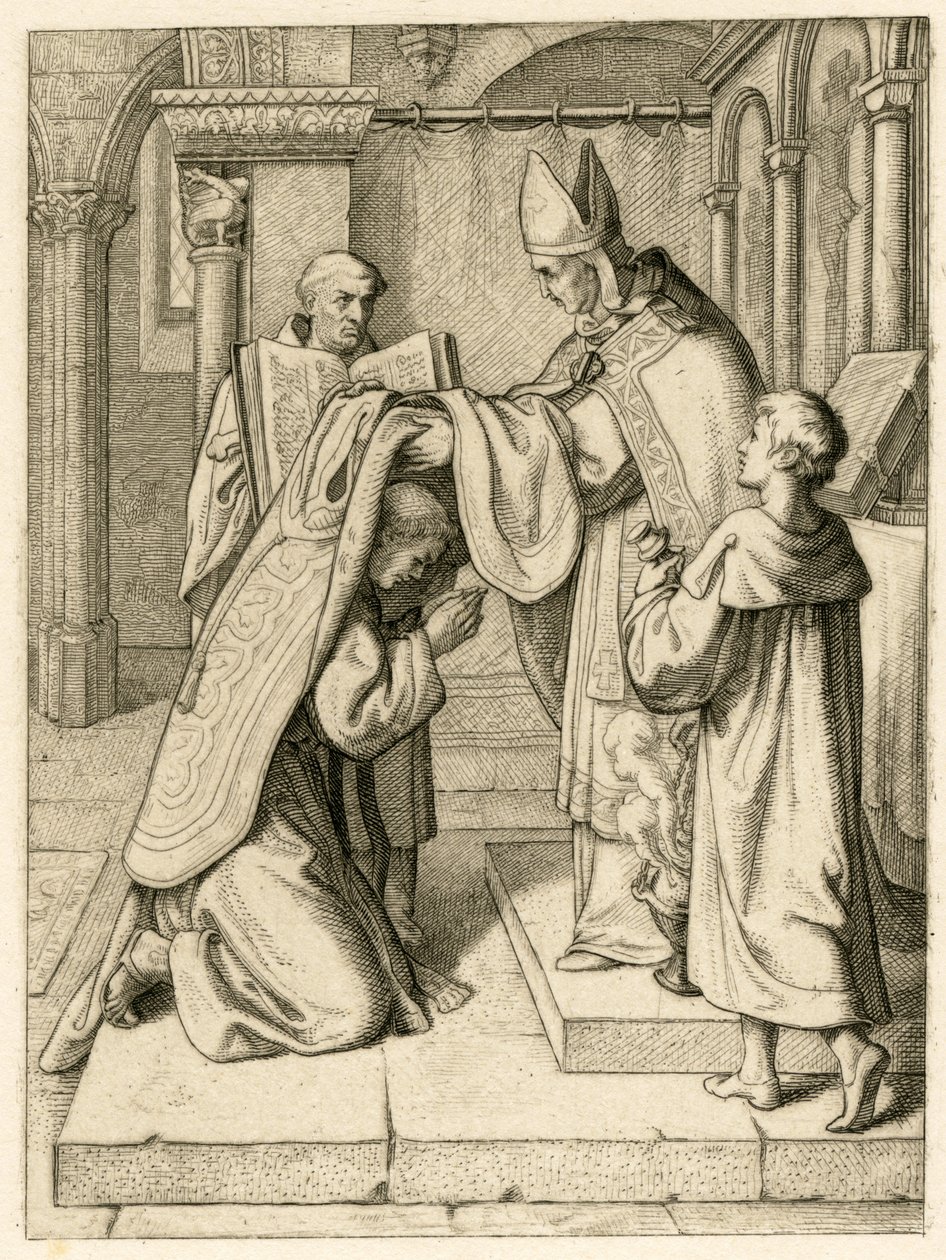 Martin Luther vigs till präst av Gustav Ferdinand Leopold Konig