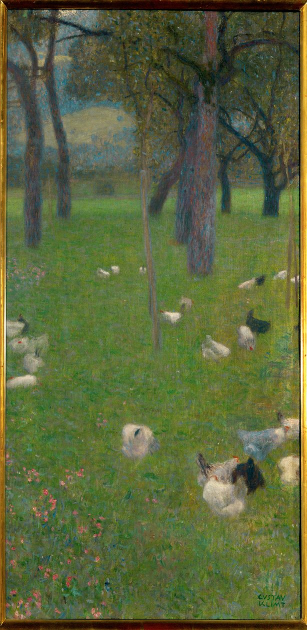 Efter regnet av Gustav Klimt