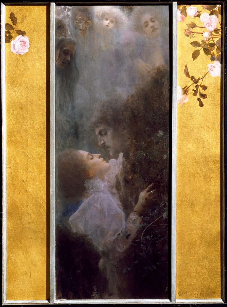 Allegory of Love Målning av Gustav Klimt (1862-1918) av Gustav Klimt