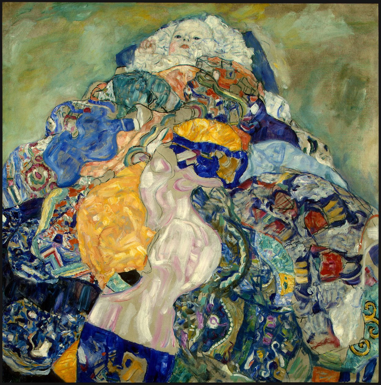 Babyvagga av Gustav Klimt