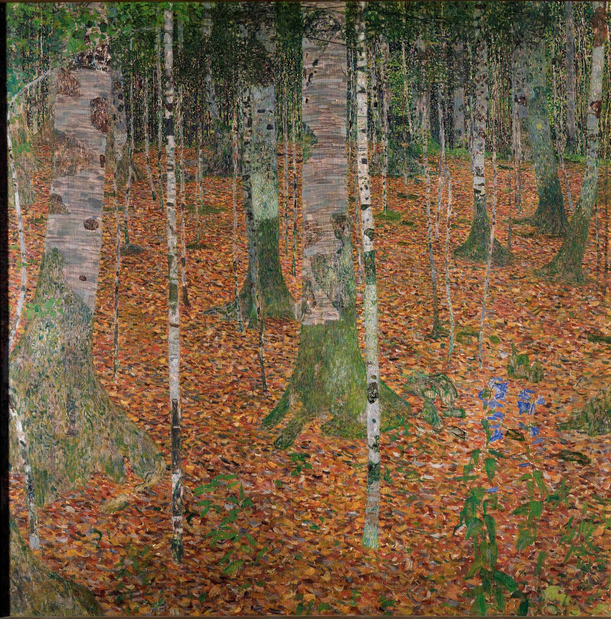 Björkskog av Gustav Klimt