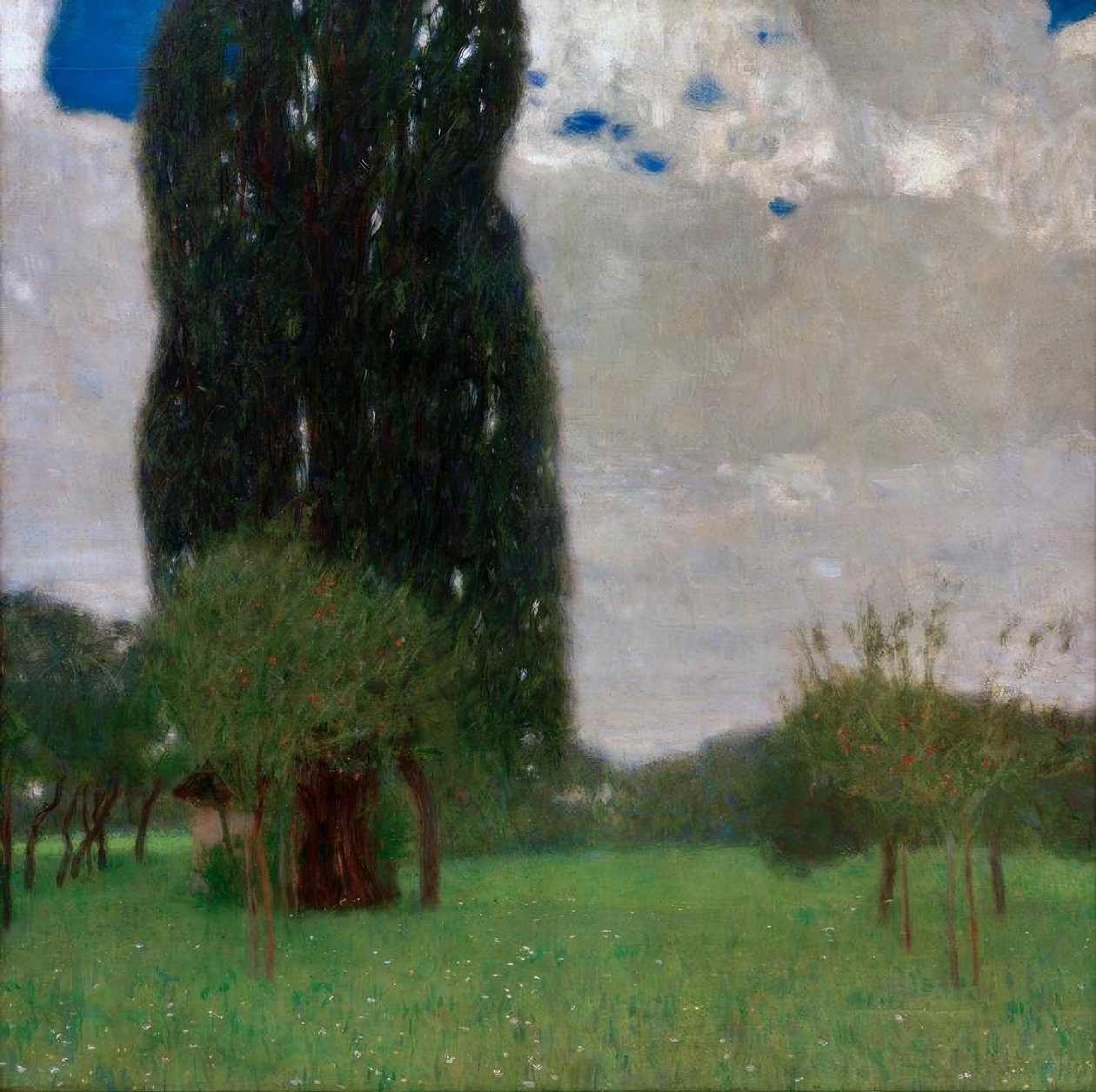 Den stora poppeln I av Gustav Klimt