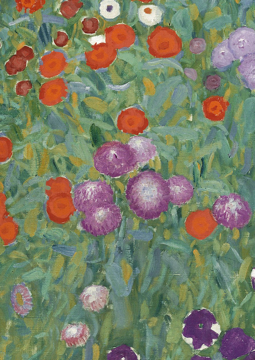 Blomsterträdgården, 1905-07 av Gustav Klimt