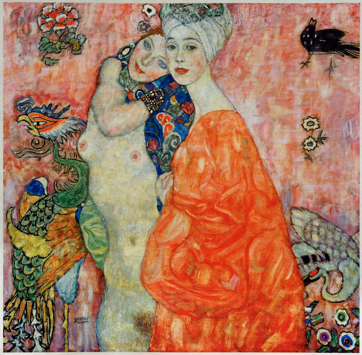 Flickvänner av Gustav Klimt