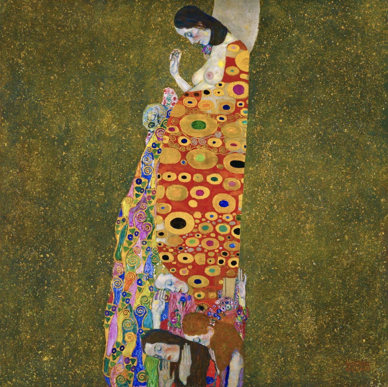 Hope II av Gustav Klimt