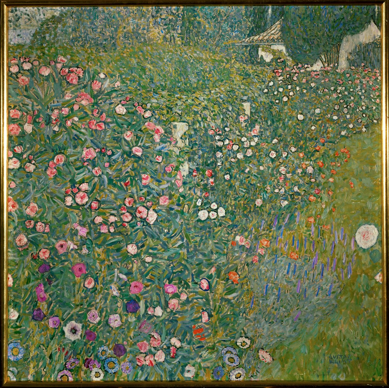 Italienskt trädgårdslandskap av Gustav Klimt