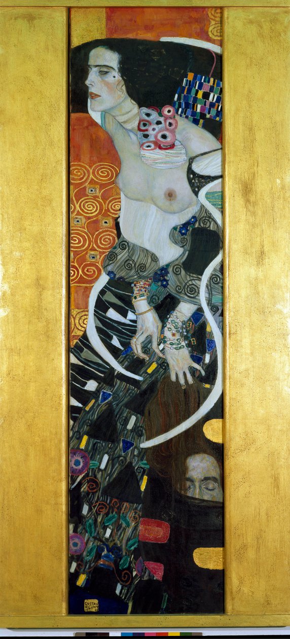 Judith II (Salome), med Holofernes huvud av Gustav Klimt