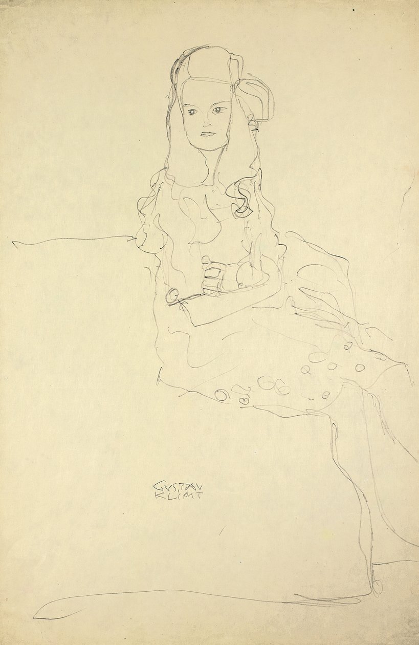 Mada Primavesi, ca 1912 av Gustav Klimt