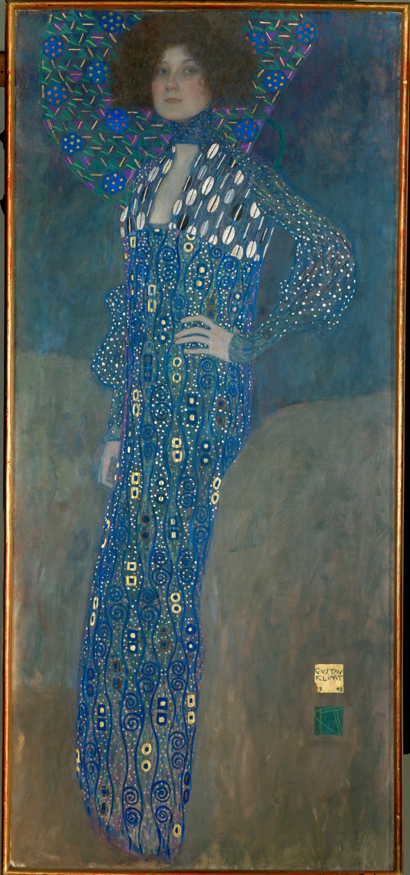 Fröken Emilie Floege av Gustav Klimt